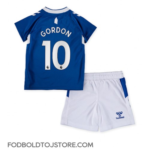 Everton Anthony Gordon #10 Hjemmebanesæt Børn 2022-23 Kortærmet (+ Korte bukser)